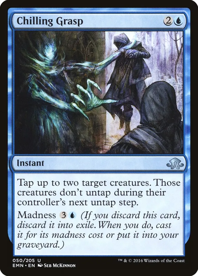 2016 Eldritch Moon Chilling Grasp uncommon #50 unlisted card image