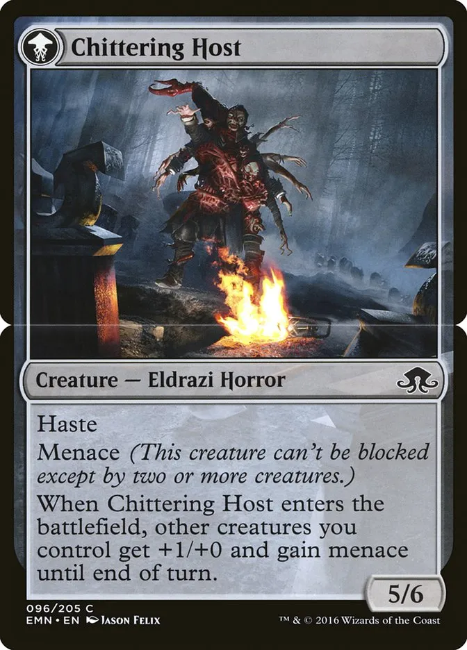 2016 Eldritch Moon Chittering Host common #96b unlisted card image