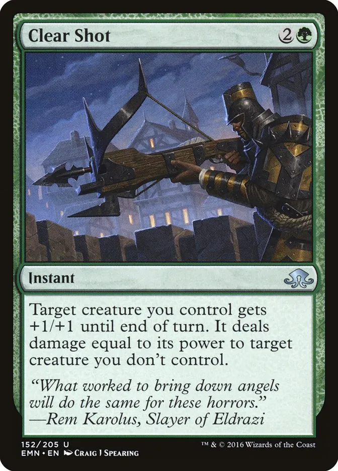 2016 Eldritch Moon Clear Shot uncommon #152 unlisted card image
