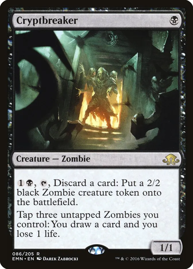 2016 Eldritch Moon Cryptbreaker rare #86 unlisted card image