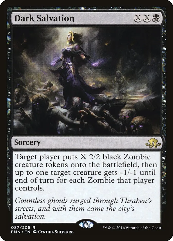 2016 Eldritch Moon Dark Salvation rare #87 unlisted card image
