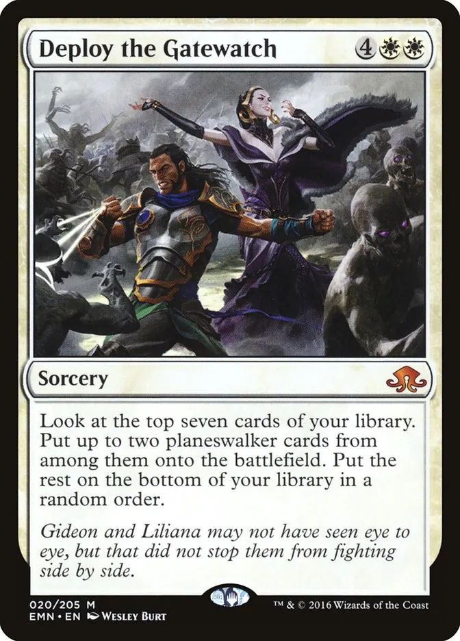 2016 Eldritch Moon Deploy the Gatewatch mythic #20 unlisted card image
