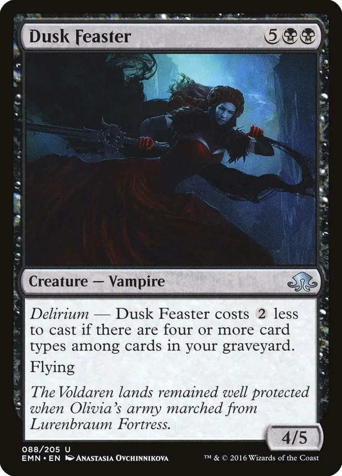 2016 Eldritch Moon Dusk Feaster uncommon #88 unlisted card image