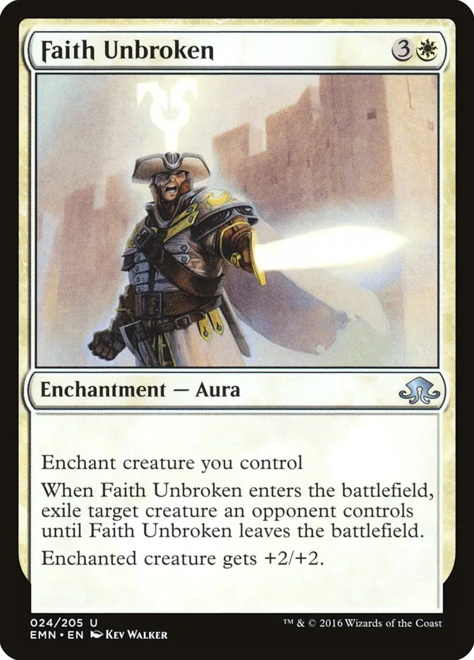 2016 Eldritch Moon Faith Unbroken uncommon #24 unlisted card image