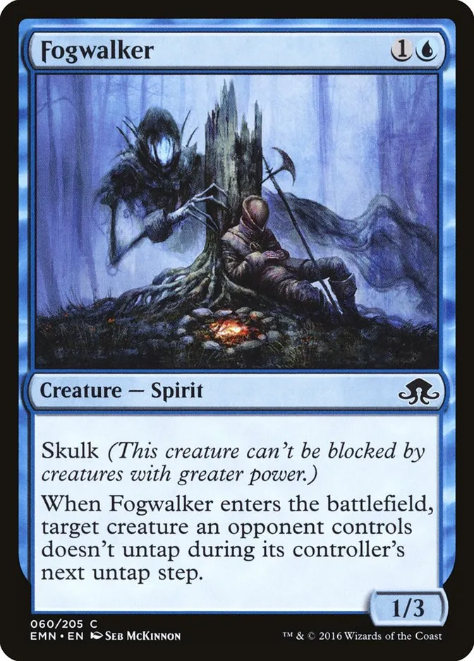 2016 Eldritch Moon Fogwalker common #60 unlisted card image