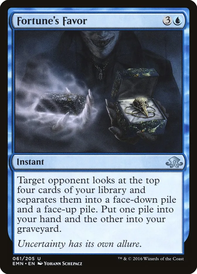 2016 Eldritch Moon Fortune's Favor uncommon #61 unlisted card image