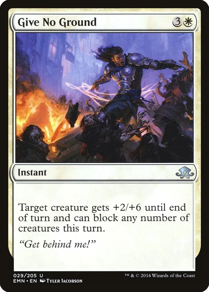 2016 Eldritch Moon Give No Ground uncommon #29 unlisted card image