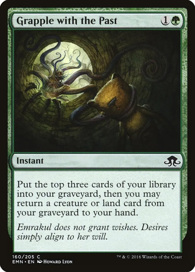 2016 Eldritch Moon Grapple with the Past common #160 unlisted card image