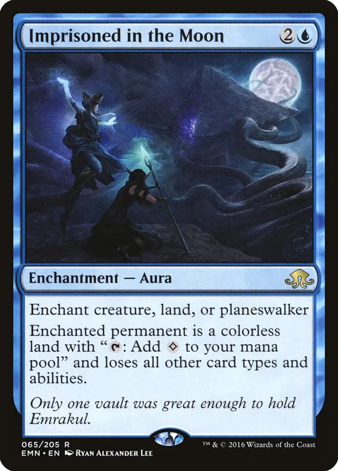 2016 Eldritch Moon Imprisoned in the Moon rare #65 unlisted card image