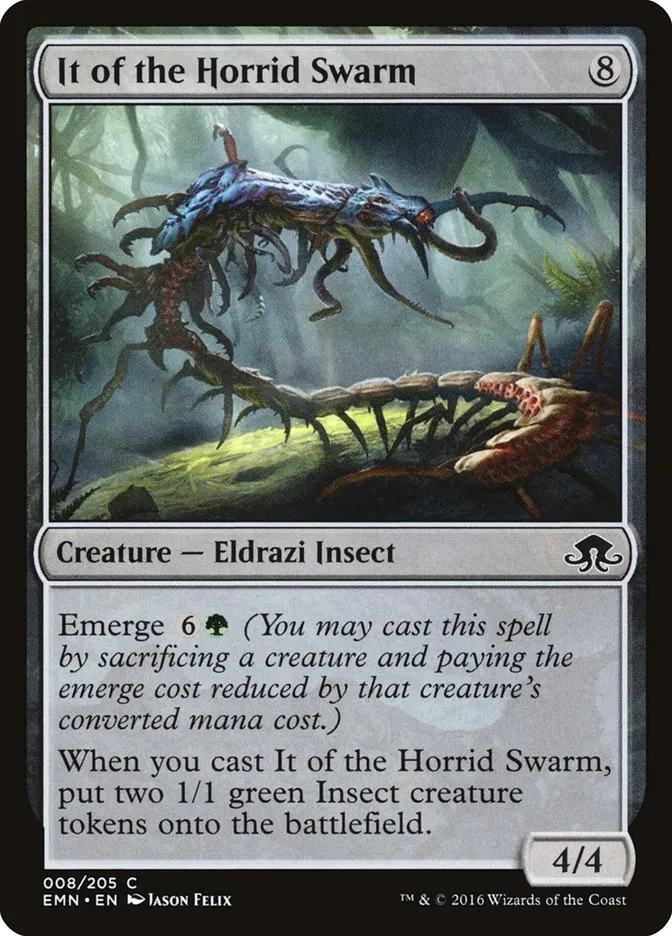 2016 Eldritch Moon It of the Horrid Swarm common #8 unlisted card image