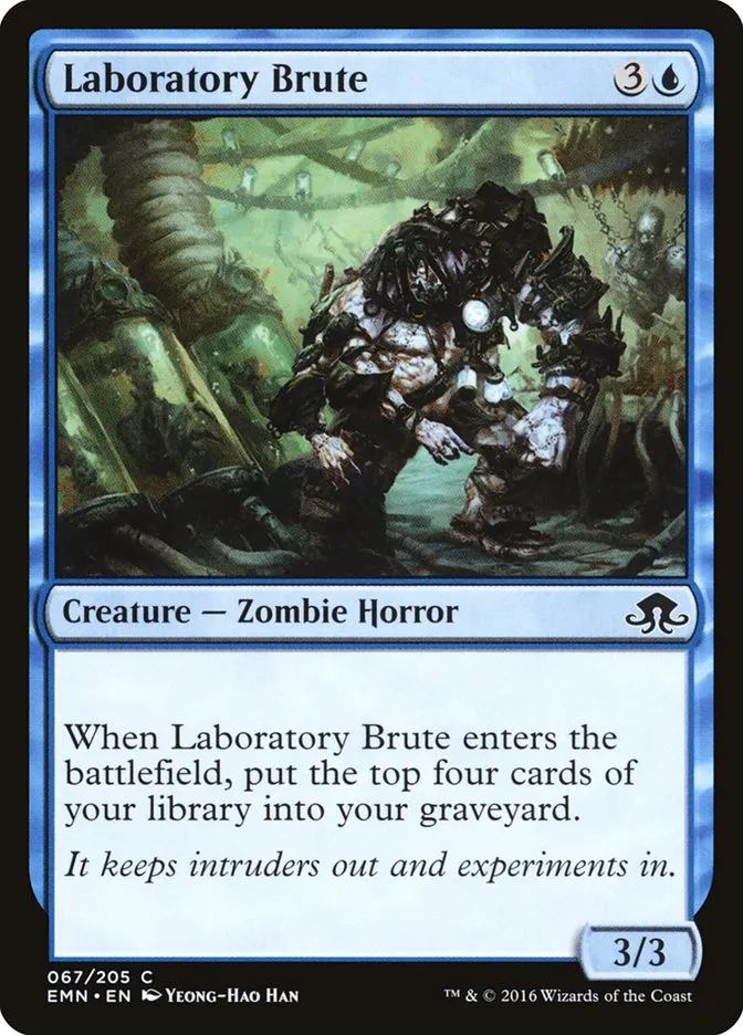 2016 Eldritch Moon Laboratory Brute common #67 unlisted card image