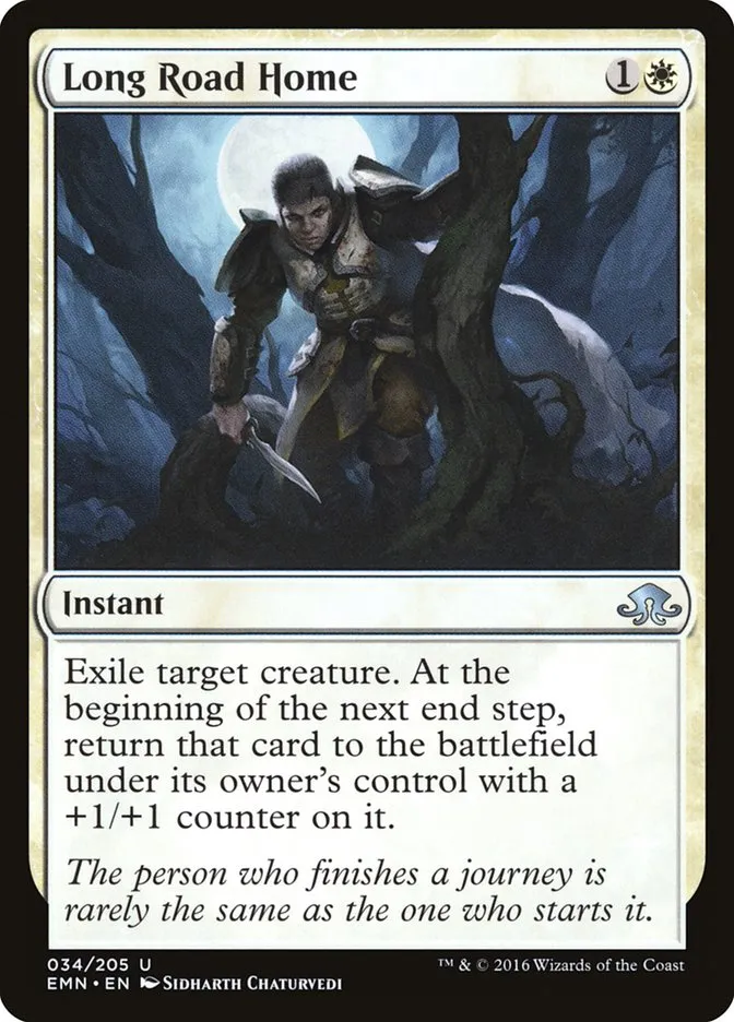 2016 Eldritch Moon Long Road Home uncommon #34 unlisted card image