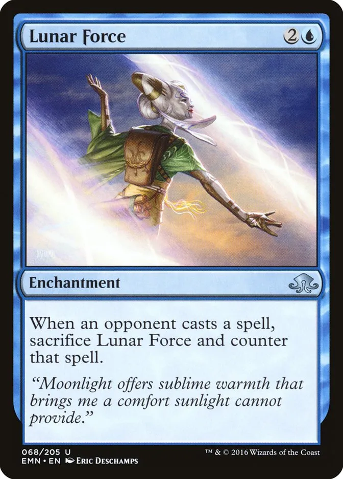 2016 Eldritch Moon Lunar Force uncommon #68 unlisted card image