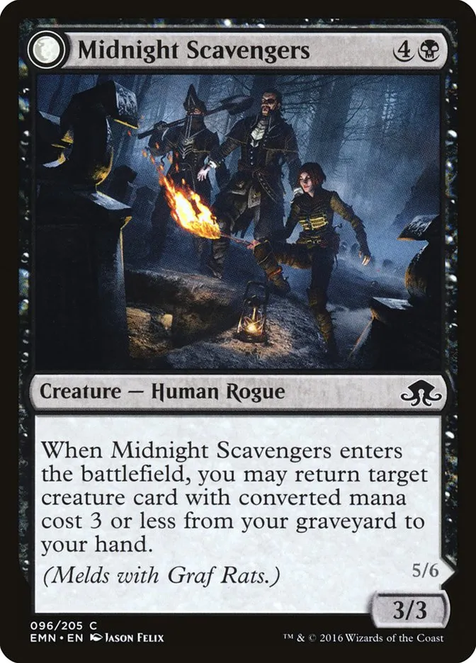 2016 Eldritch Moon Midnight Scavengers common #96a unlisted card image