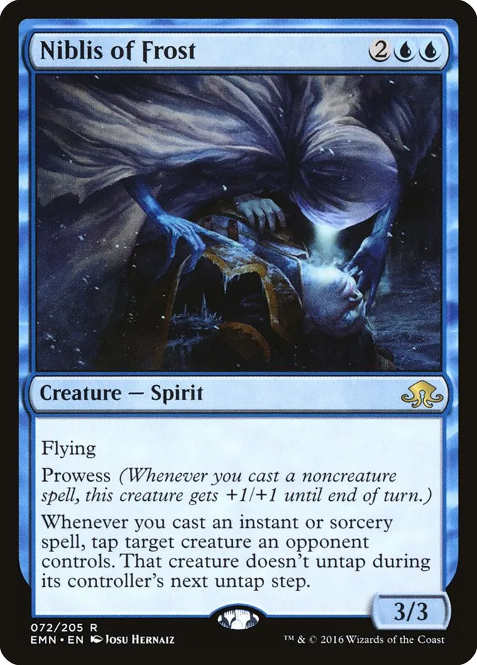 2016 Eldritch Moon Niblis of Frost rare #72 unlisted card image