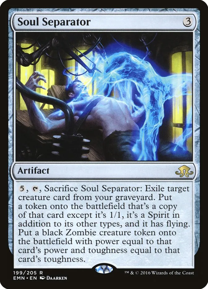 2016 Eldritch Moon Soul Separator rare #199 unlisted card image