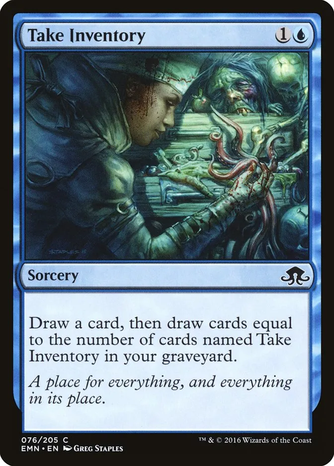 2016 Eldritch Moon Take Inventory common #76 unlisted card image