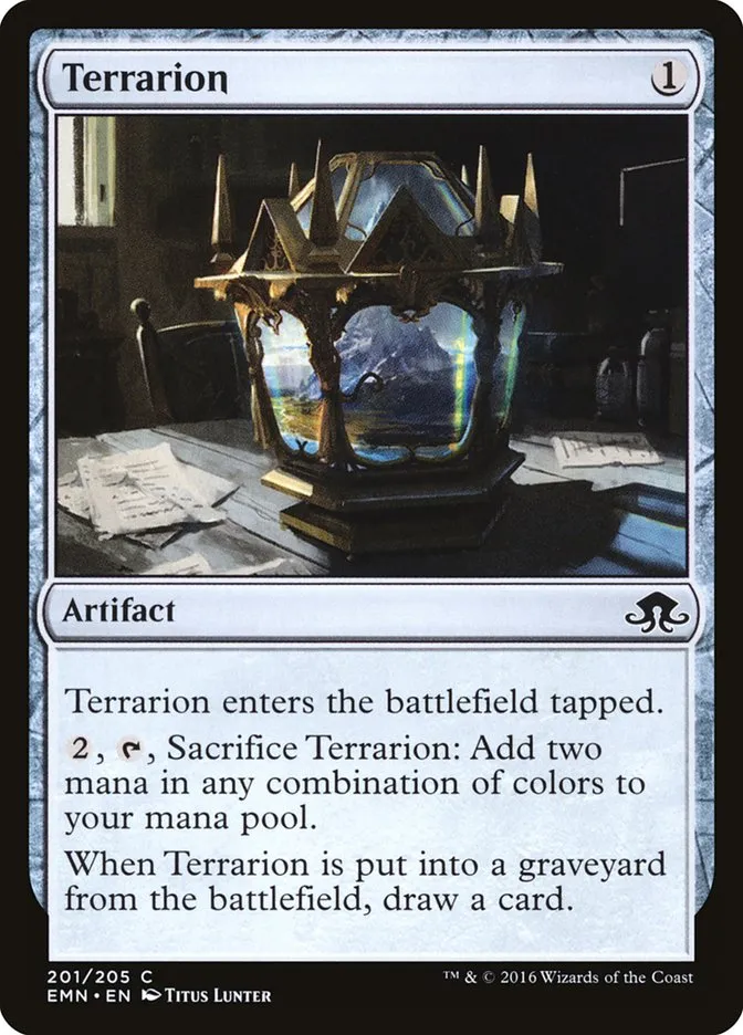 2016 Eldritch Moon Terrarion common #201 unlisted card image