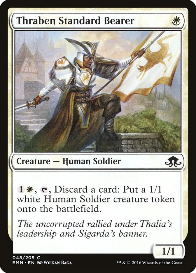 2016 Eldritch Moon Thraben Standard Bearer common #48 unlisted card image
