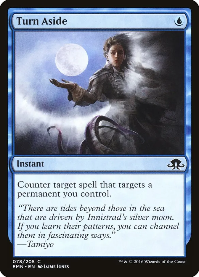 2016 Eldritch Moon Turn Aside common #78 unlisted card image