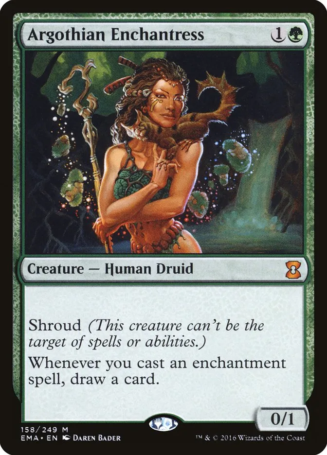 2016 Eternal Masters Argothian Enchantress mythic #158 unlisted card image