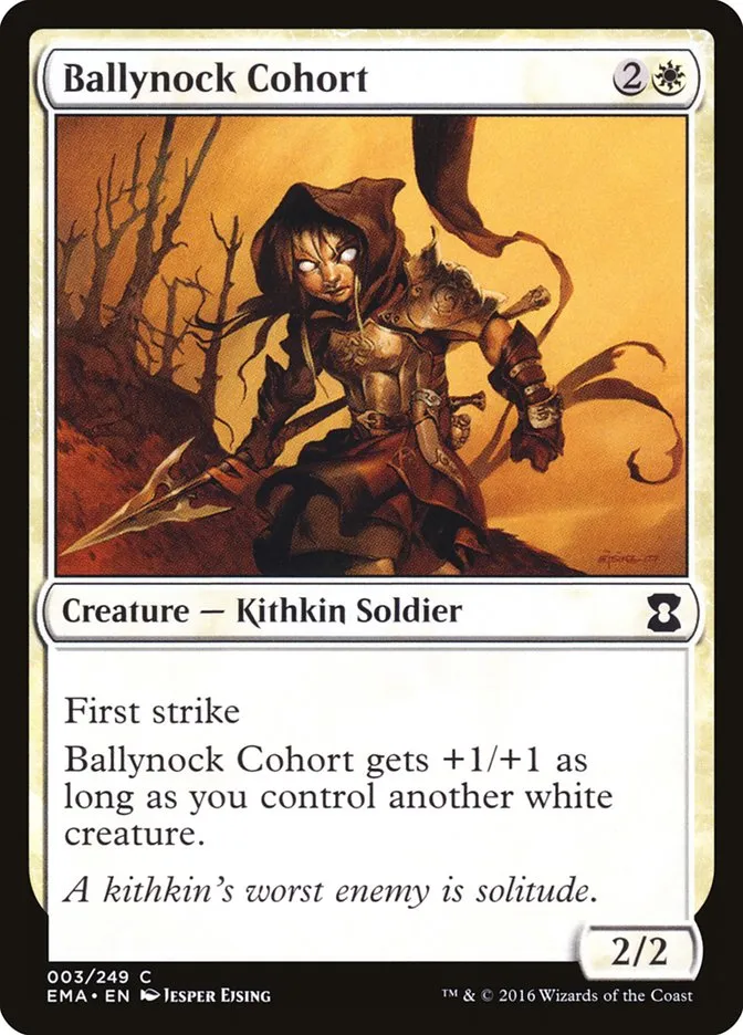 2016 Eternal Masters Ballynock Cohort common #3 unlisted card image