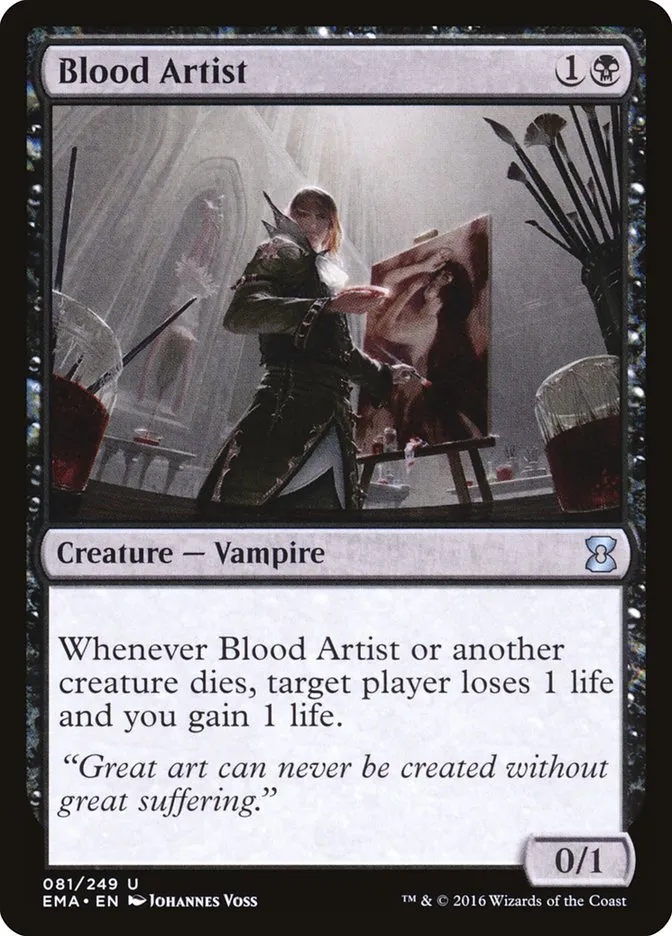2016 Eternal Masters Blood Artist uncommon #81 unlisted card image