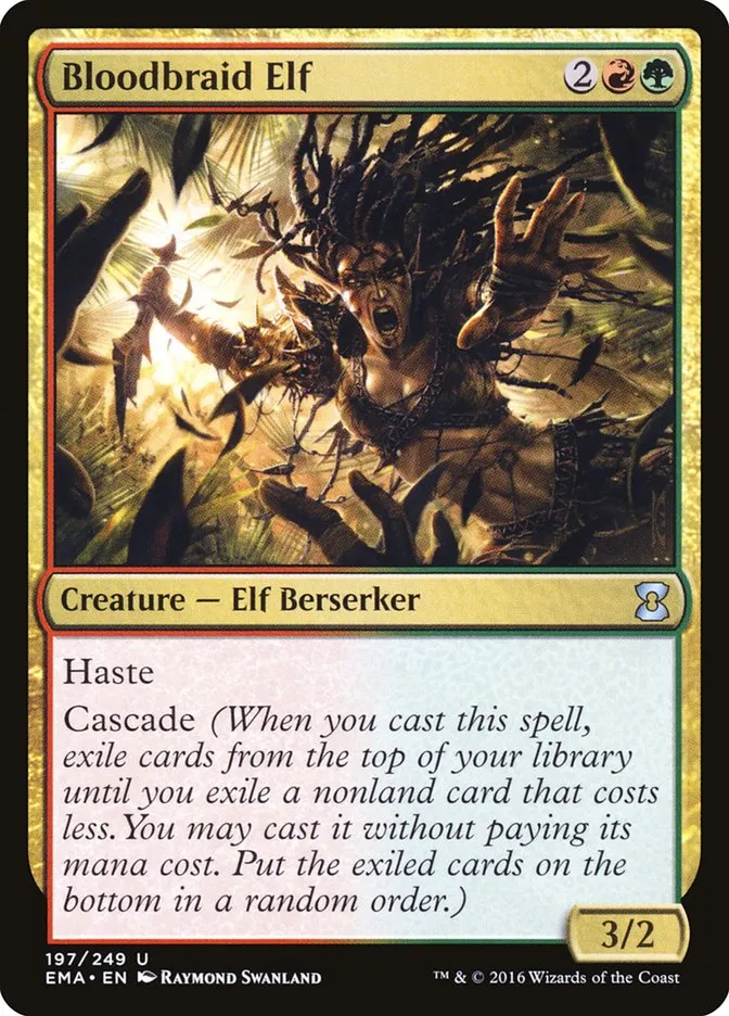 2016 Eternal Masters Bloodbraid Elf uncommon #197 unlisted card image