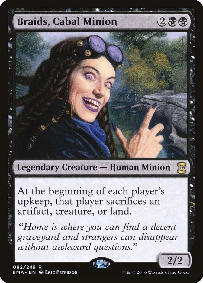 2016 Eternal Masters Braids, Cabal Minion rare #82 unlisted card image