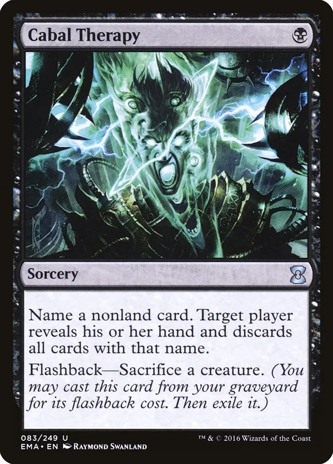 2016 Eternal Masters Cabal Therapy uncommon #83 unlisted card image