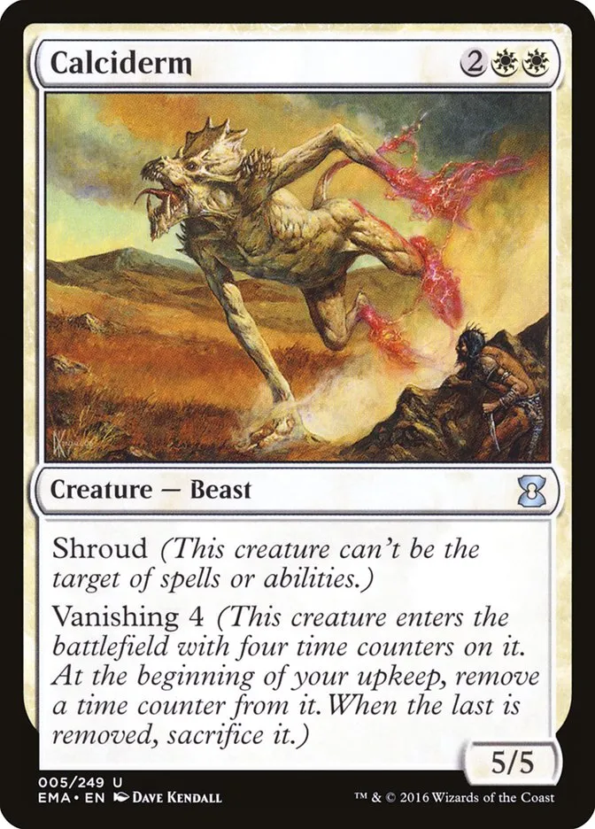 2016 Eternal Masters Calciderm uncommon #5 unlisted card image
