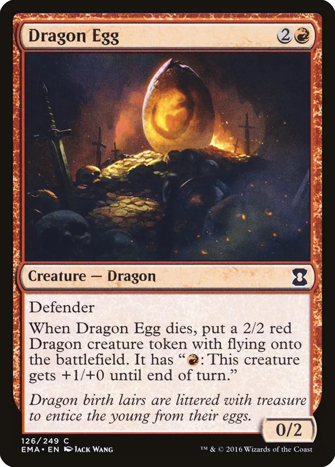 2016 Eternal Masters Dragon Egg common #126 unlisted card image