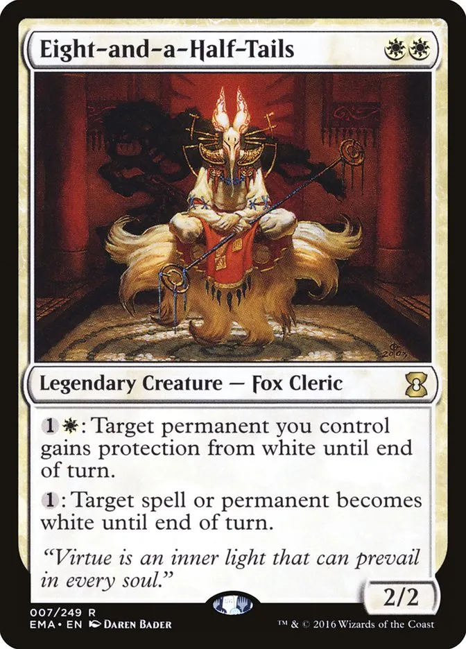 2016 Eternal Masters Eight-and-a-Half-Tails rare #7 unlisted card image