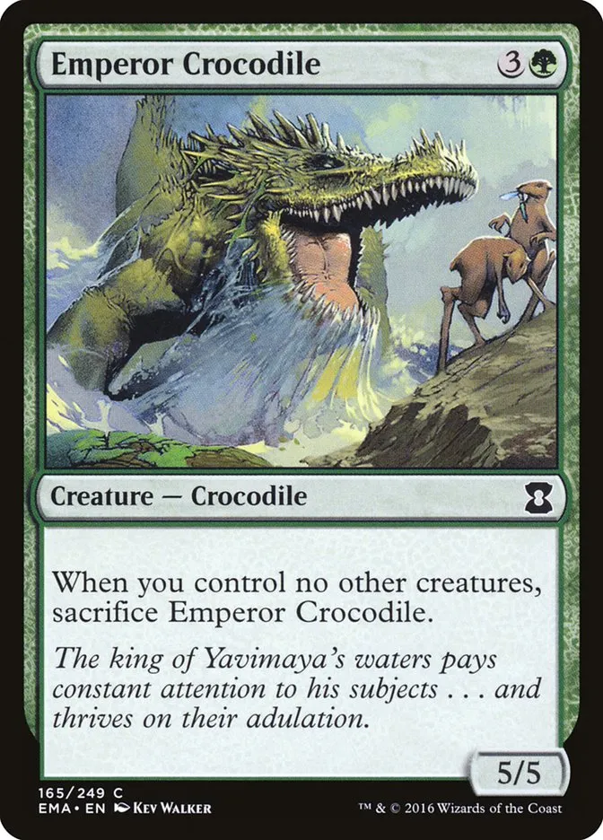 2016 Eternal Masters Emperor Crocodile common #165 unlisted card image