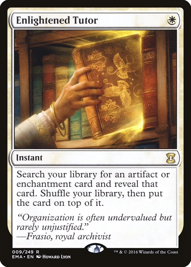 2016 Eternal Masters Enlightened Tutor rare #9 unlisted card image