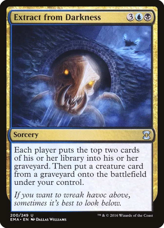 2016 Eternal Masters Extract from Darkness uncommon #200 unlisted card image