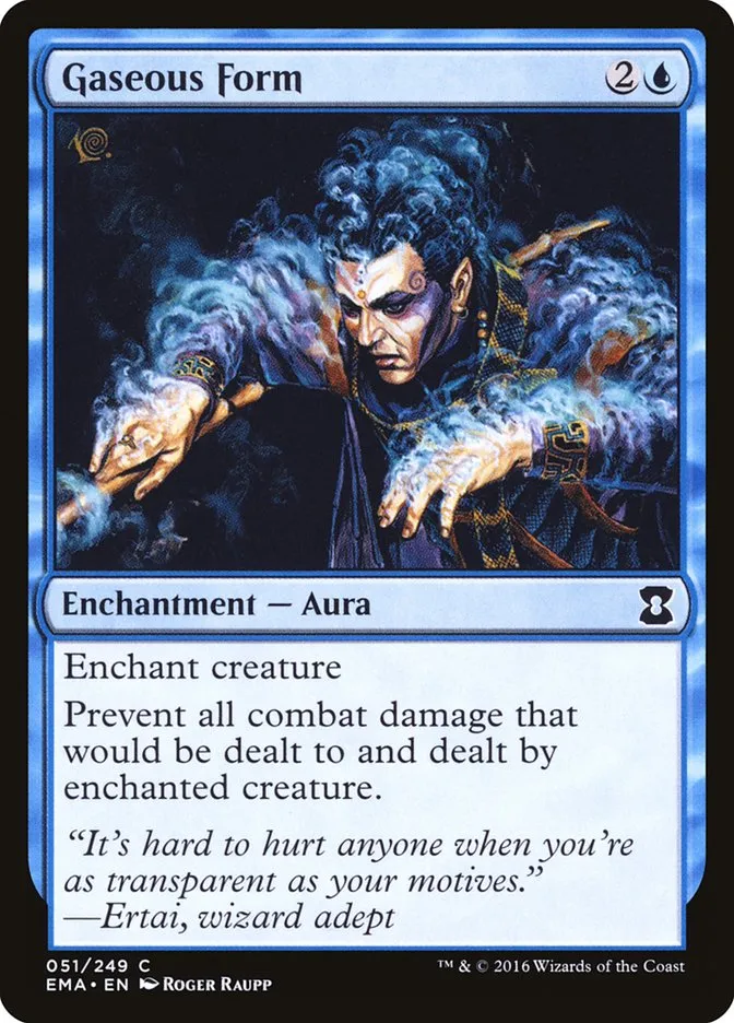 2016 Eternal Masters Gaseous Form common #51 unlisted card image