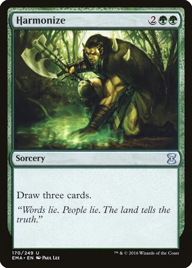 2016 Eternal Masters Harmonize uncommon #170 unlisted card image