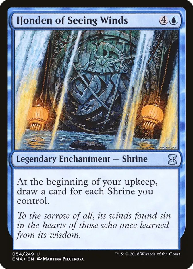 2016 Eternal Masters Honden of Seeing Winds uncommon #54 unlisted card image