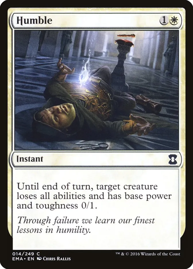 2016 Eternal Masters Humble common #14 unlisted card image