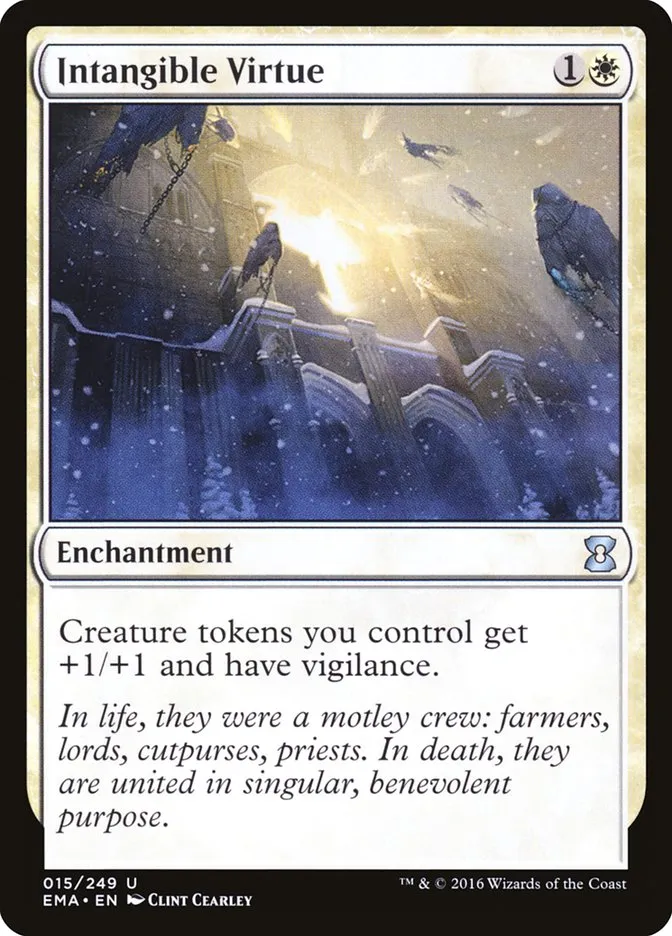 2016 Eternal Masters Intangible Virtue uncommon #15 unlisted card image