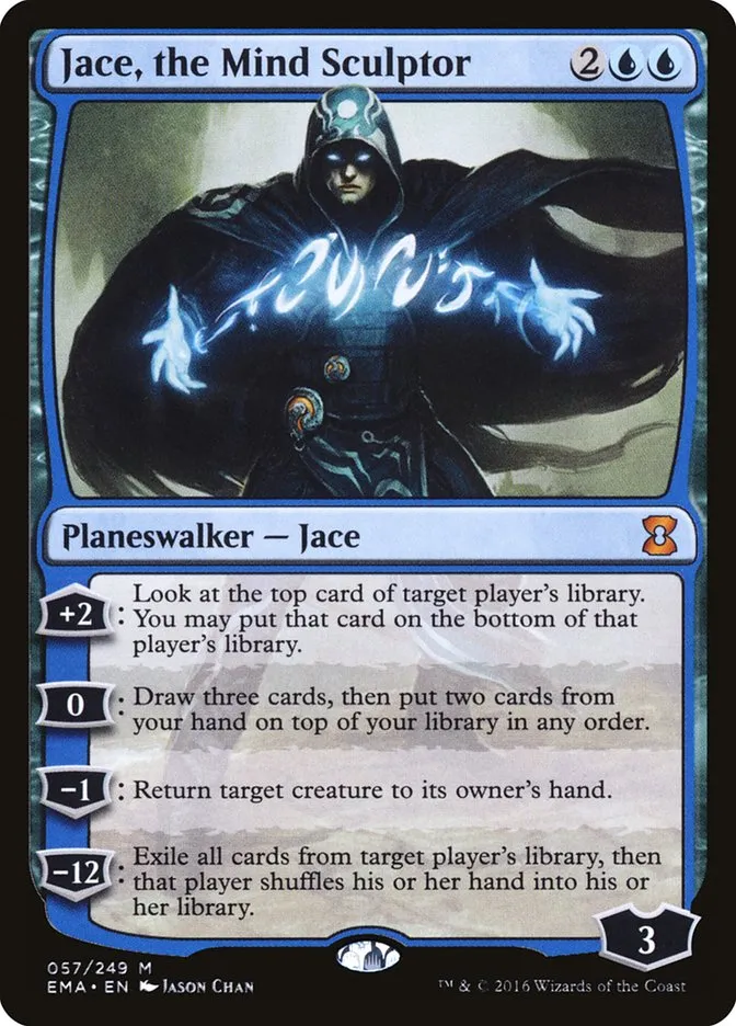 2016 Eternal Masters Jace, the Mind Sculptor mythic #57 unlisted card image