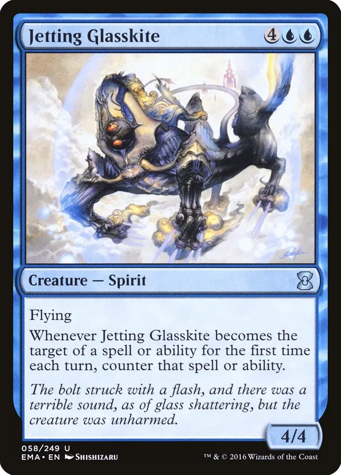 2016 Eternal Masters Jetting Glasskite uncommon #58 unlisted card image