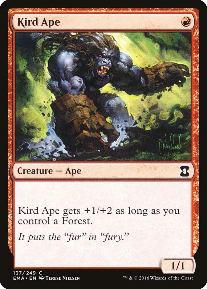2016 Eternal Masters Kird Ape common #137 unlisted card image
