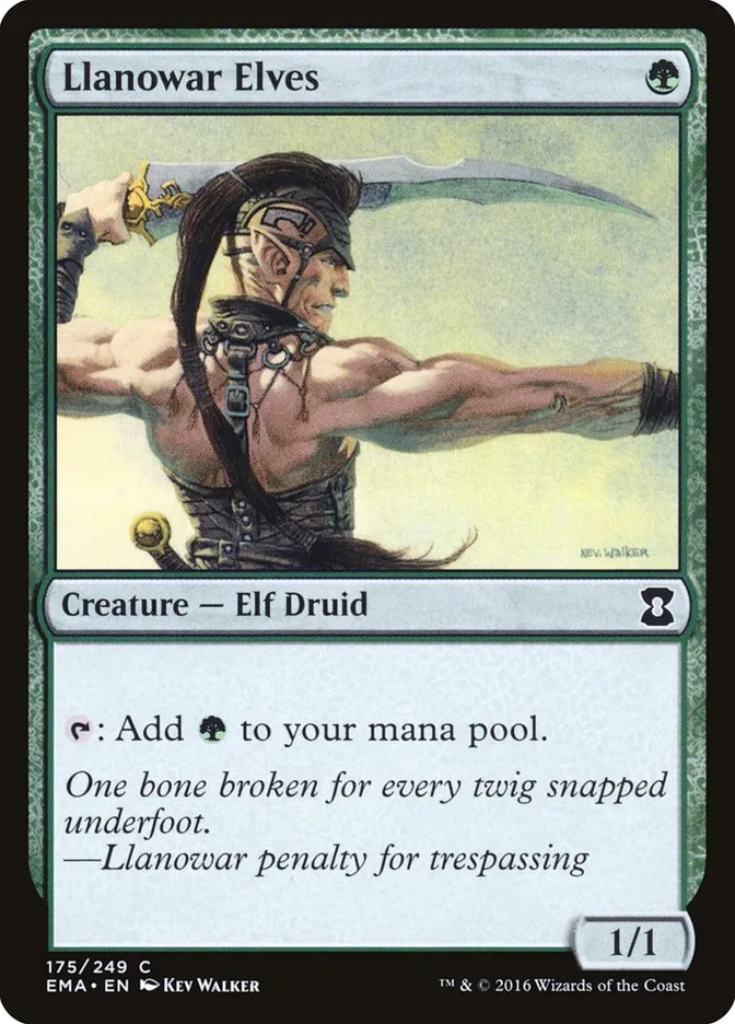 2016 Eternal Masters Llanowar Elves common #175 unlisted card image