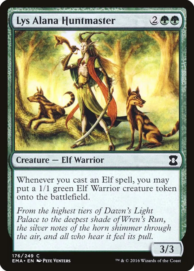 2016 Eternal Masters Lys Alana Huntmaster common #176 unlisted card image