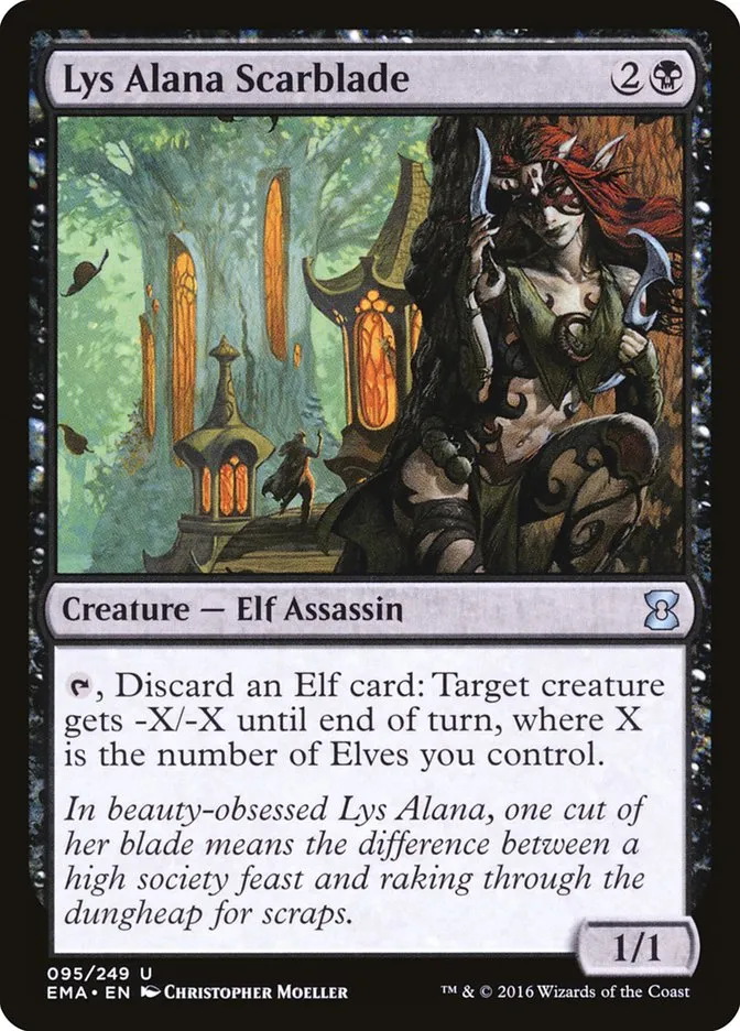 2016 Eternal Masters Lys Alana Scarblade uncommon #95 unlisted card image
