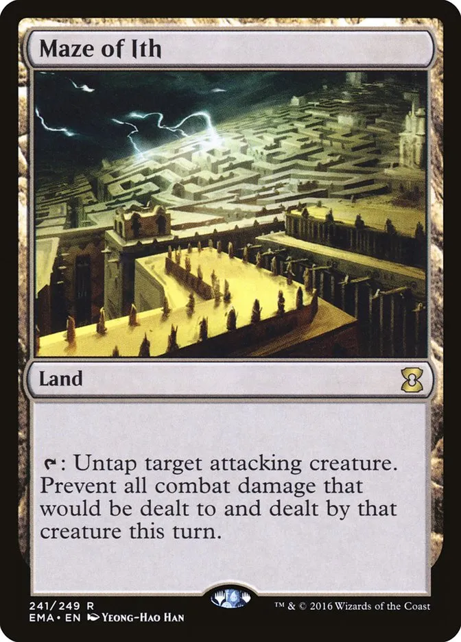 2016 Eternal Masters Maze of Ith rare #241 unlisted card image
