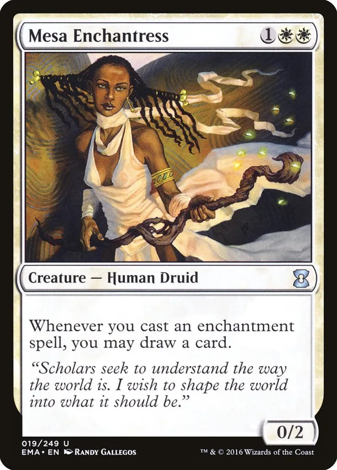 2016 Eternal Masters Mesa Enchantress uncommon #19 unlisted card image