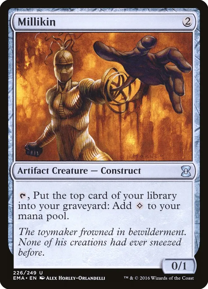 2016 Eternal Masters Millikin uncommon #226 unlisted card image